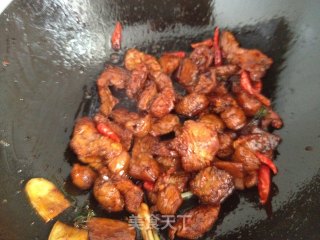豇豆烧肉的做法步骤：8