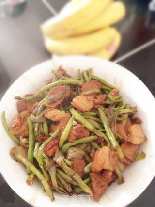 豇豆烧肉的做法步骤：12