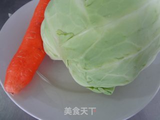 烫包菜的做法步骤：1