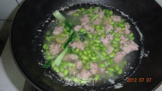 毛豆米瘦肉汤的做法步骤：10