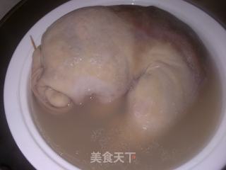 咸菜猪肚汤的做法步骤：10
