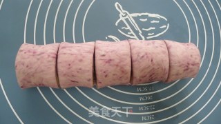 紫薯双色馒头的做法步骤：6