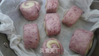 紫薯双色馒头的做法步骤：9