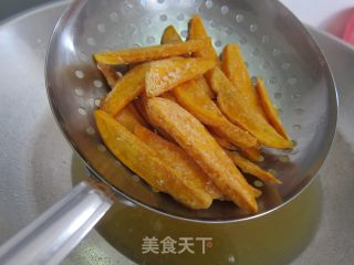 金黄香酥原汁原味的【地瓜条】的做法步骤：6