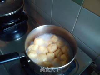 糯米酿豆腐波的做法步骤：1