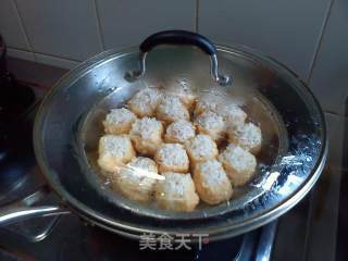 糯米酿豆腐波的做法步骤：4