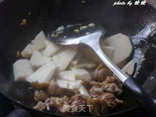 甜笋红烧鸡块的做法步骤：7