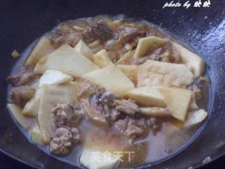 甜笋红烧鸡块的做法步骤：8