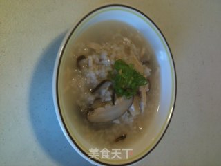 香菇鸡丝粥的做法步骤：6