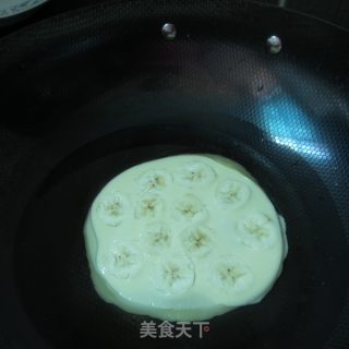 香蕉煎饼的做法步骤：7