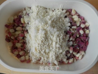 紫薯玉米烙的做法步骤：3