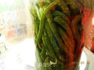 肉末炒酸豆角的做法步骤：4