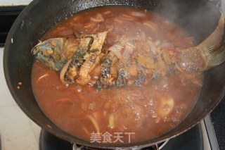 酱烧鲤鱼的做法步骤：5