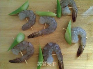 芥蓝虾的做法步骤：5