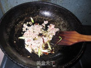 【下饭菜】——肉末酸豆角的做法步骤：3