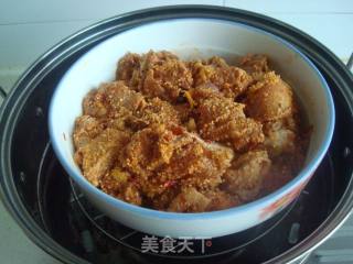 麻辣粉蒸鸡的做法步骤：6