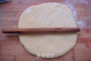 【玉米豆沙黄金大饼】的做法步骤：4