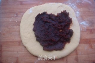 【玉米豆沙黄金大饼】的做法步骤：5