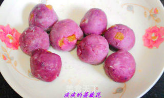 DIY---紫薯泥酒酿小酥饼的做法步骤：6