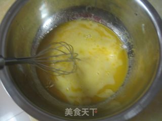 千叶纹蛋糕卷【花纹画反啦】的做法步骤：3