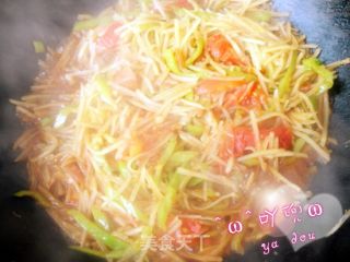 酸辣土豆丝的做法步骤：8