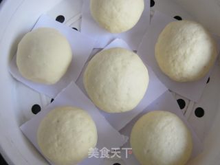 南瓜豆沙包的做法步骤：9