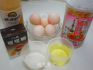 低糖肉松蛋糕卷的做法步骤：1
