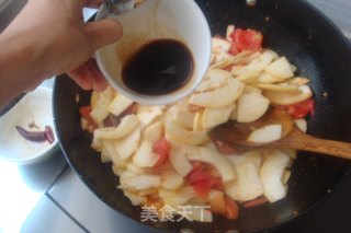 【西红柿炒笋瓜】的做法步骤：7
