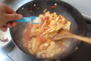 【西红柿炒笋瓜】的做法步骤：8
