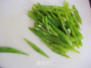 辣炒四季豆丝的做法步骤：3
