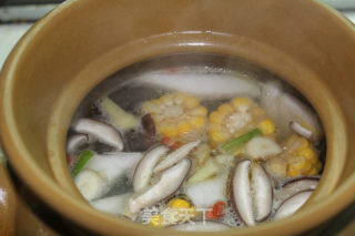 砂锅冬瓜排骨鸡肉汤的做法步骤：6