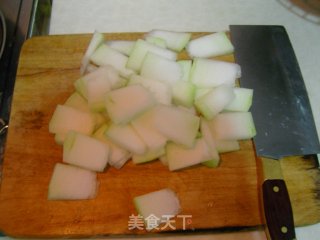 蛤蜊炒冬瓜的做法步骤：2