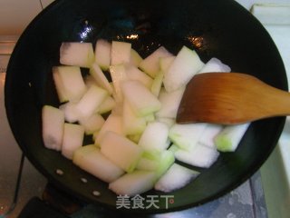 蛤蜊炒冬瓜的做法步骤：3