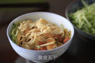 鸡蛋手擀面的做法步骤：7