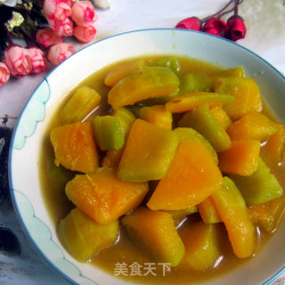 香甜老南瓜-----特效保健蔬菜的做法步骤：7