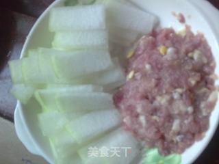 肉末冬瓜的做法步骤：1