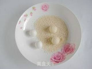 关键不在配方在技巧---空心芝麻球的做法步骤：2