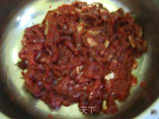 野山椒牛肉丝的做法步骤：3