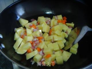 咖喱鲍菇土豆块的做法步骤：5