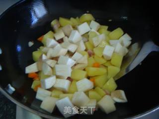 咖喱鲍菇土豆块的做法步骤：6