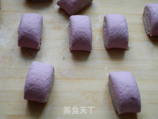 紫薯绿茶双色馒头的做法步骤：20
