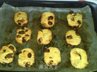 葡萄干酥饼的做法步骤：14