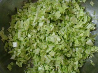 白菜牛肉煎饼的做法步骤：2