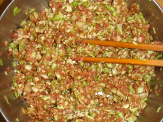白菜牛肉煎饼的做法步骤：4