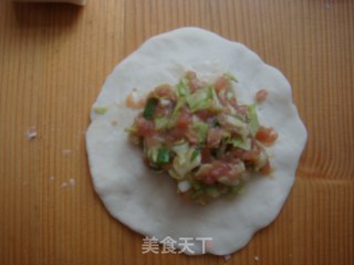 白菜牛肉煎饼的做法步骤：6