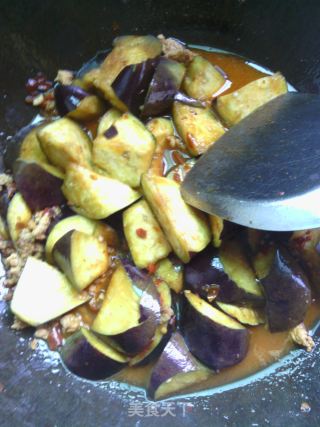 家常小菜——肉末烧茄子的做法步骤：7
