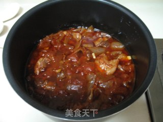 电饭锅做出美味的意大利牛肉烩饭的做法步骤：12