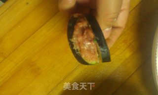 煎茄盒的做法步骤：6