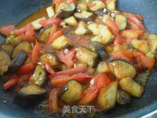 又一道开胃菜——番茄烧茄子的做法步骤：9