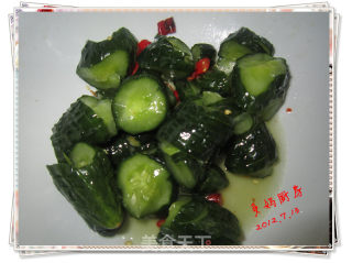 清新爽口蓑衣黄瓜的做法步骤：6